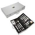Executive 18 Piece Stainless Steel BBQ Set